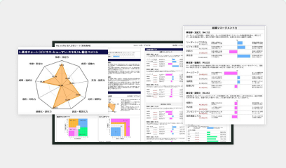 人材アセスメント「HQ Profile」のイメージ画面